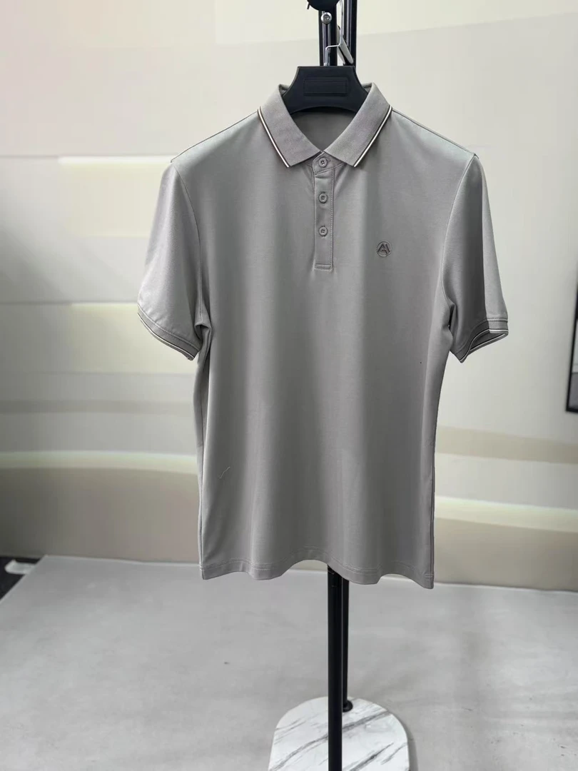 100A新款夏季薄款男士Polo衫舒适百搭商务休闲翻领短袖男