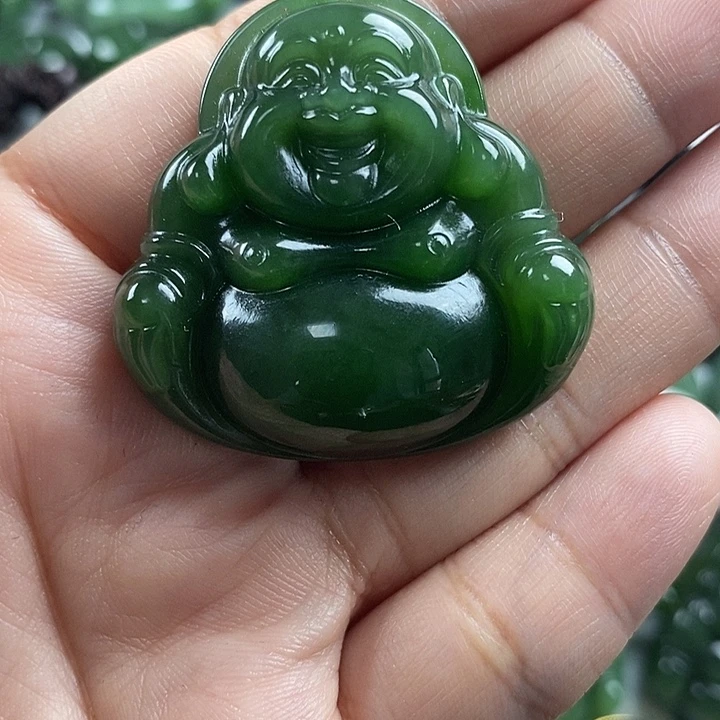 和田玉（碧玉）未镶嵌项链40