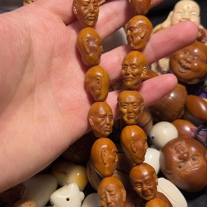 手串/手链橄榄核归渔罗汉