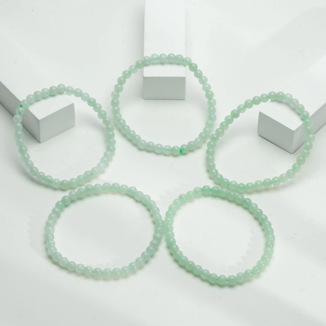 【小北好物】翡翠单圈圆珠手串约4mm+【多样性发一件】QS27X191