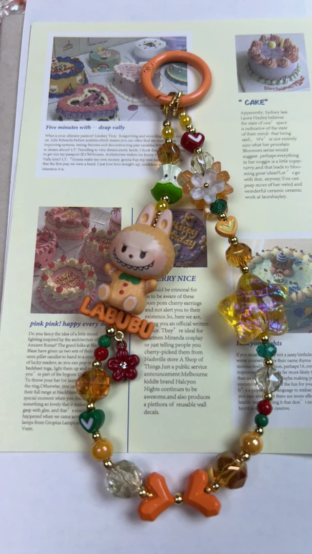 拉布布手机链系列