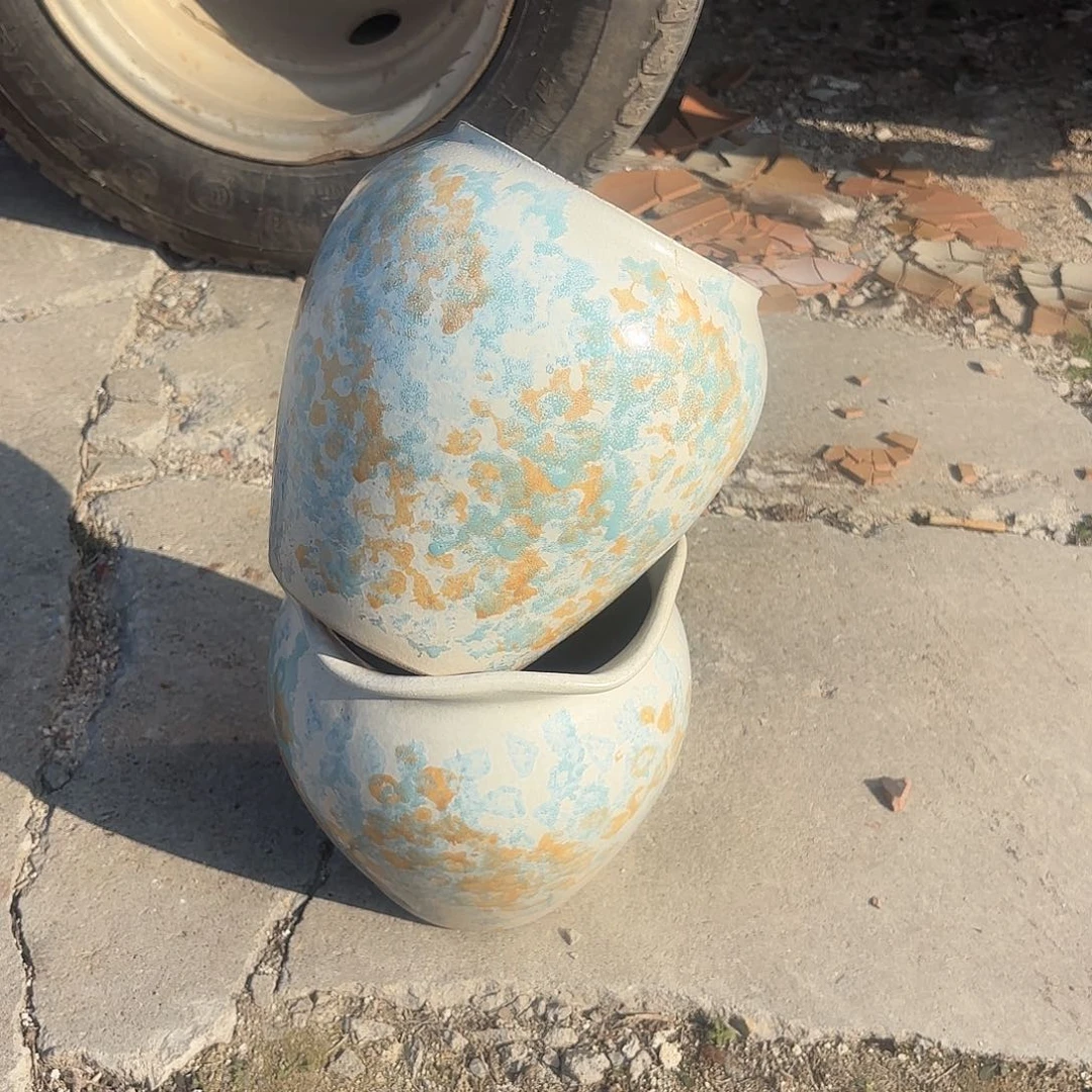 花盆紫砂两个瑕疵孤品两个