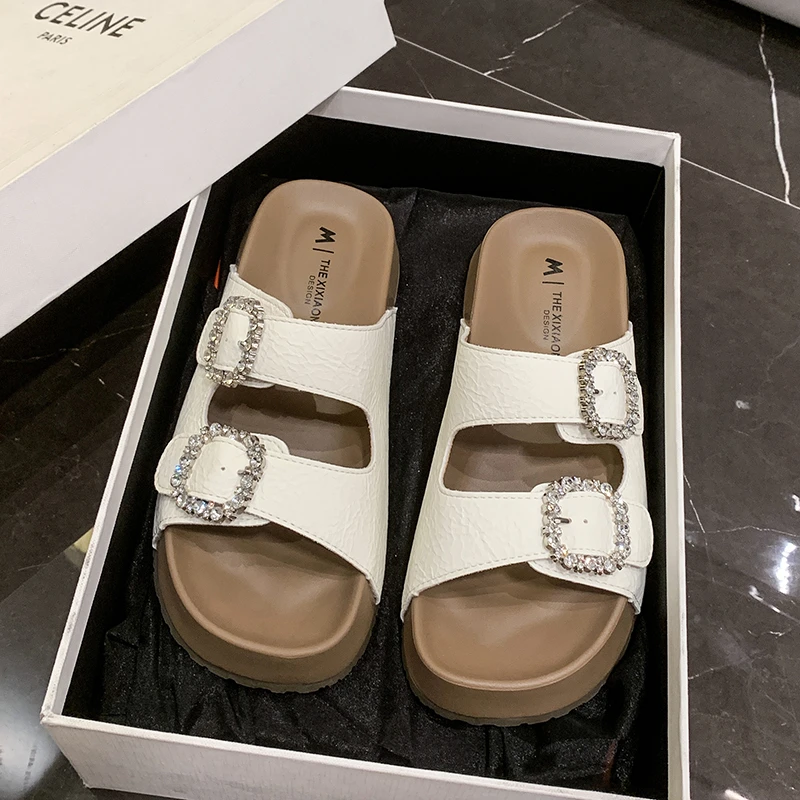 厚底勃肯女夏季新款外穿时尚百搭勃肯鞋女款2025新款爆款