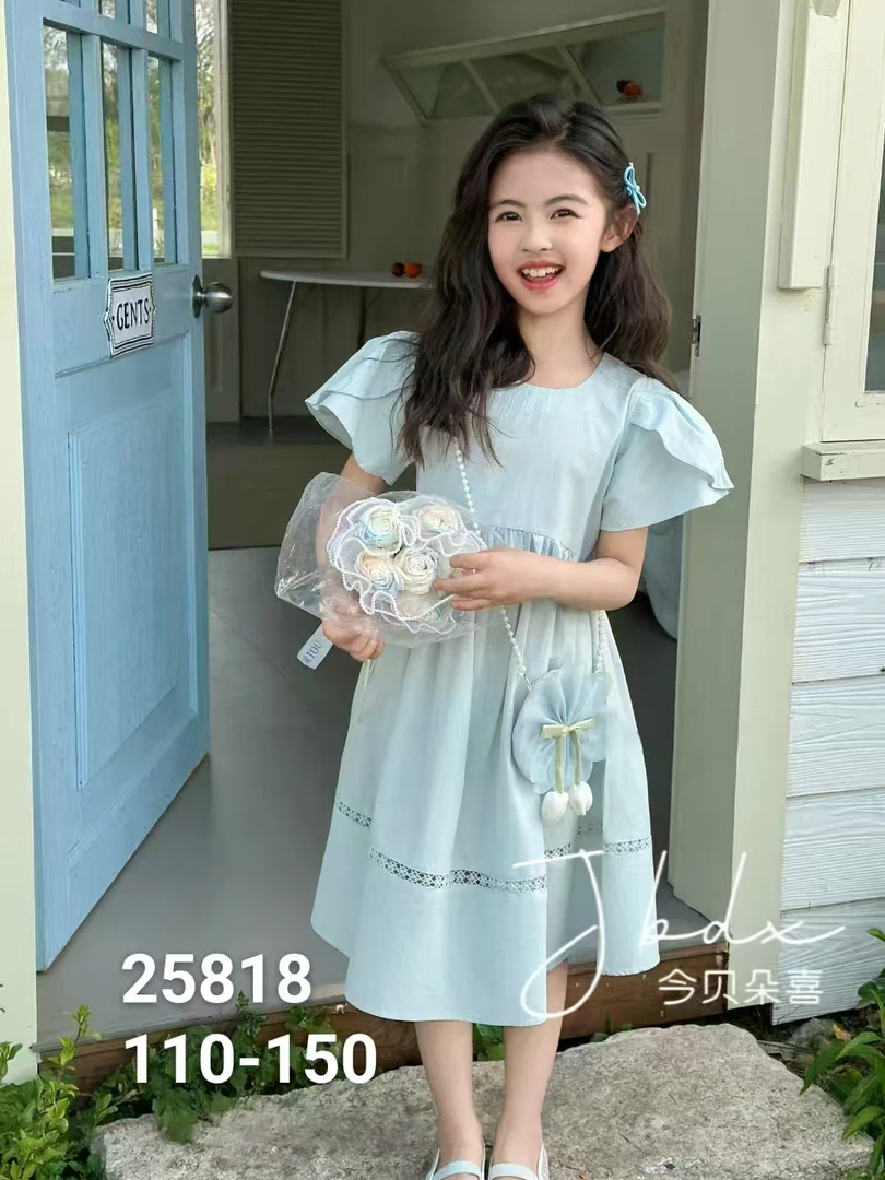 【淼淼妈】儿童夏季棉质连衣裙25818