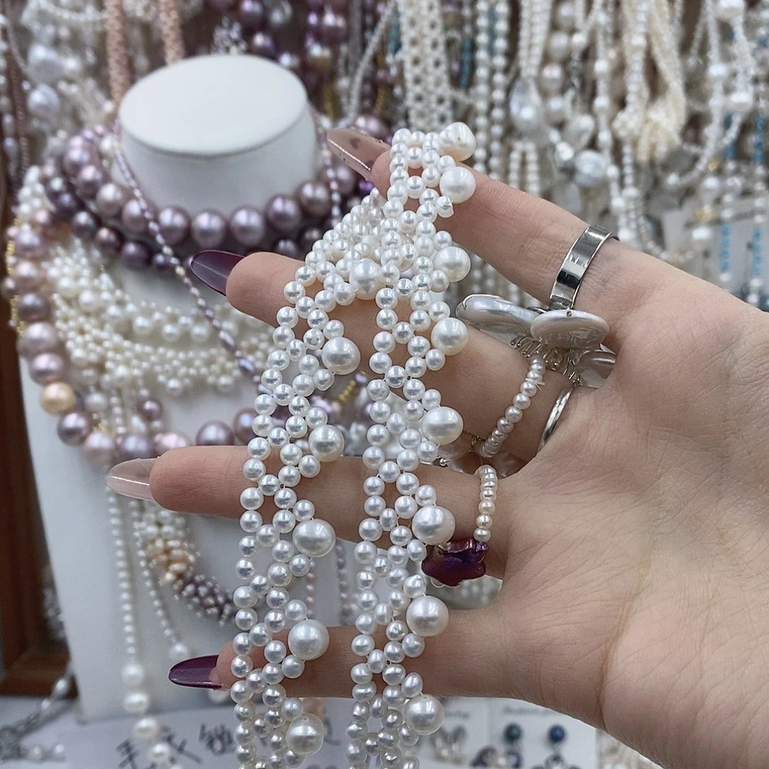 胡***妞银S925镶嵌耳饰淡水珍珠