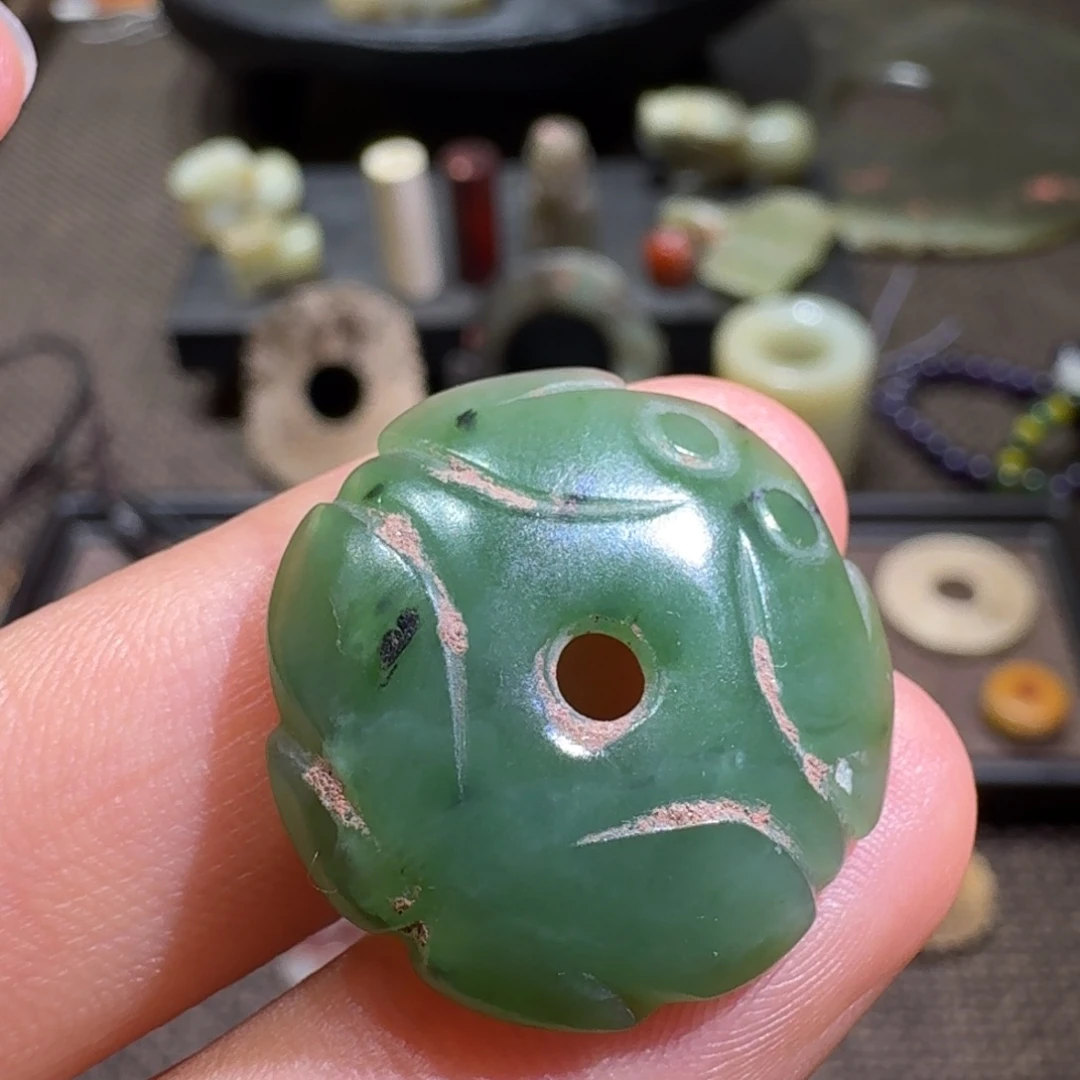 太***鸟和田玉未镶嵌手链