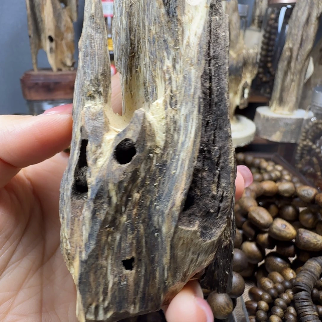 沉香沉香碎屑62克虫漏料