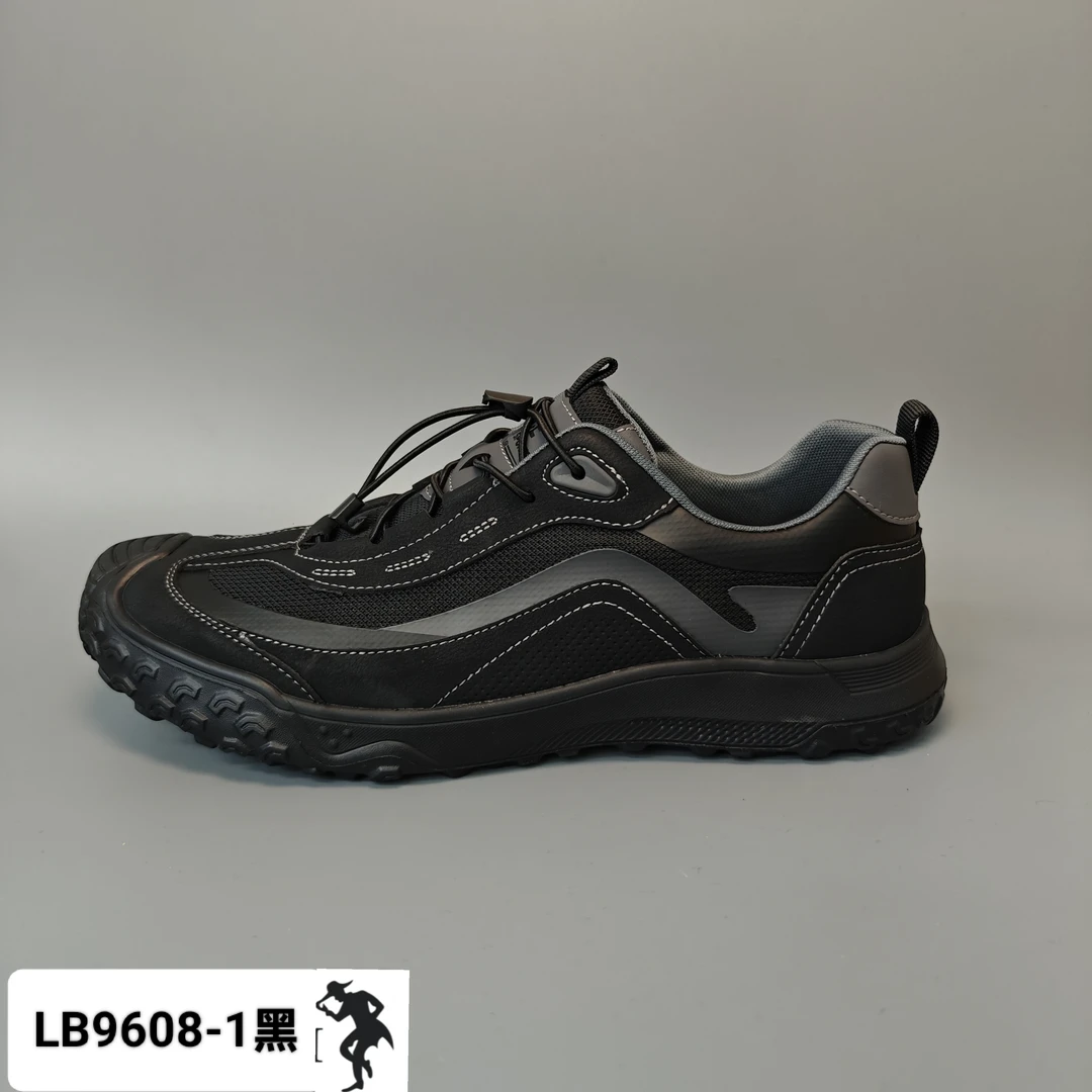 2025胶粘软底系带网面鞋低跟夏季圆头时尚潮流透气防滑