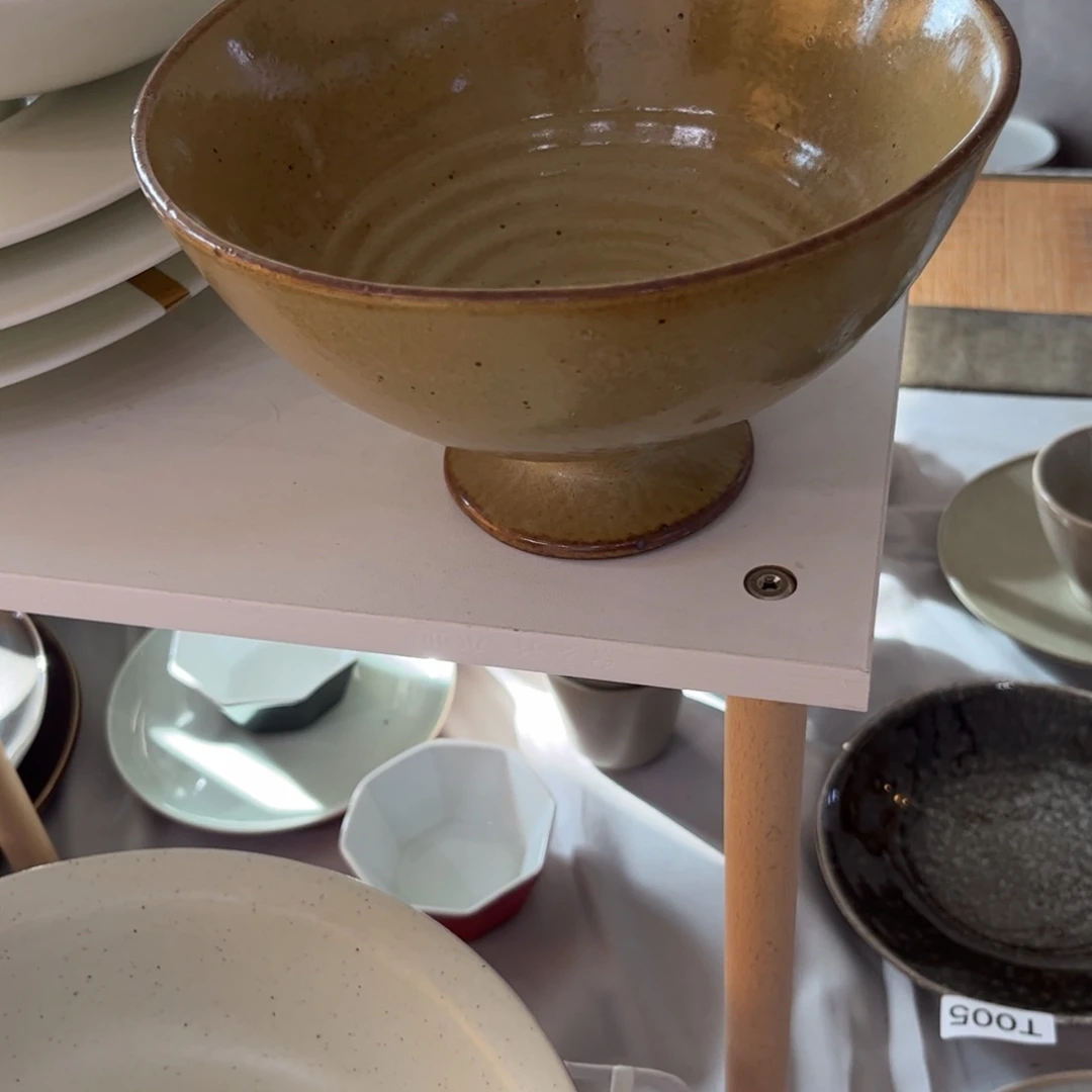 瓷景德镇粗陶复古盘碗微瑕