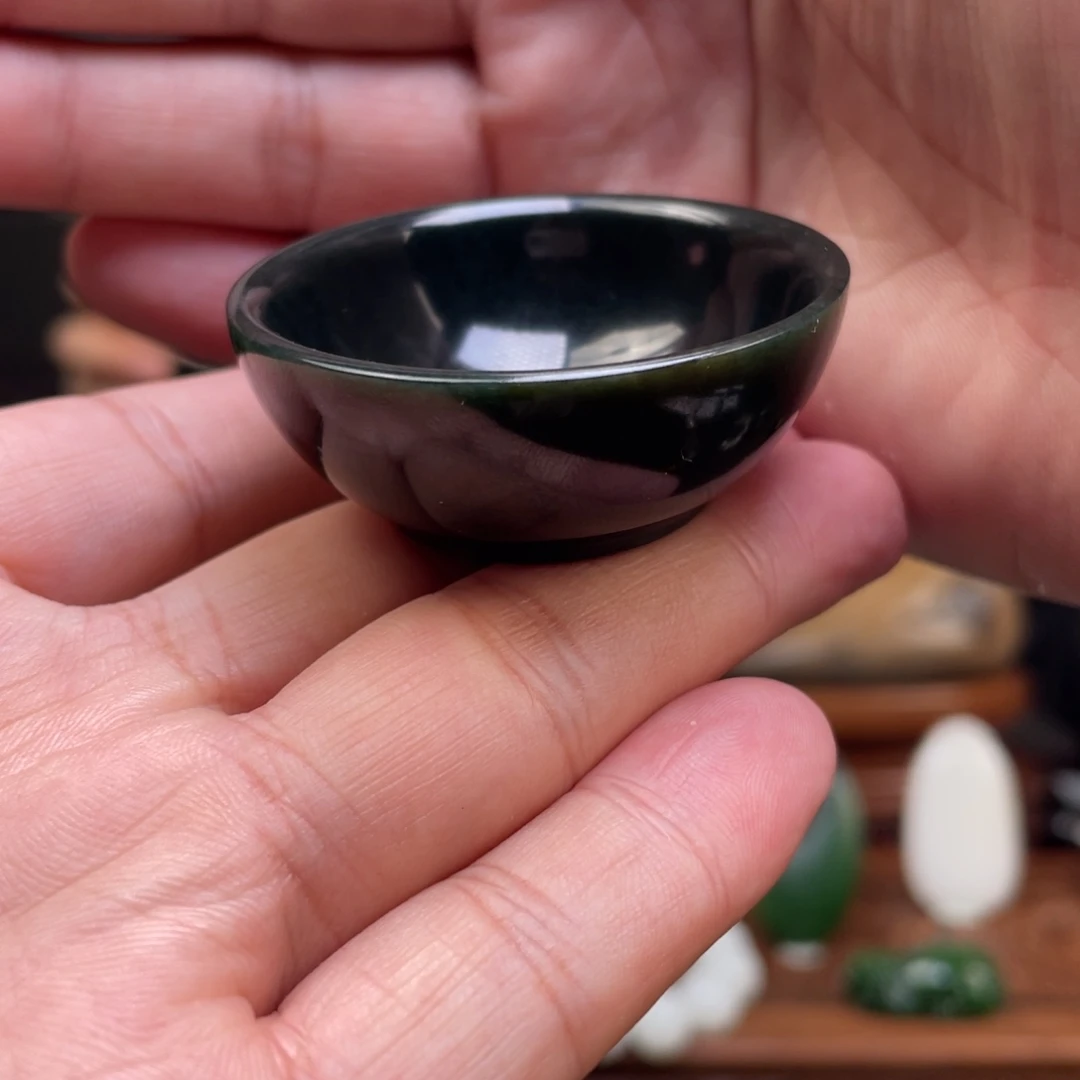 未镶嵌和田玉挂件和田玉茶杯未镶嵌