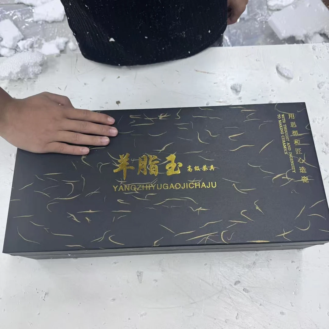 @@@@@@@@@@@@@@@素烧龙凤呈祥盖碗套组(不带礼盒)