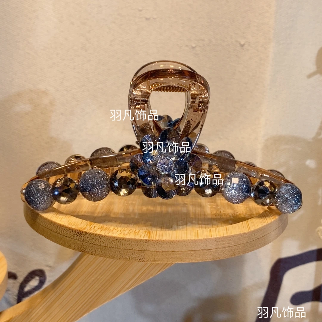 羽凡【2480】日韩轻奢复古发卡韩版抓夹洛丽塔风发夹大抓夹气质新款