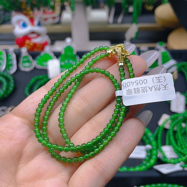 颈饰未镶嵌翡翠锁骨链3