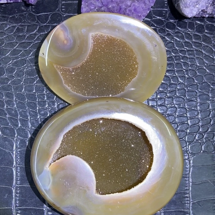 珠宝半成品水晶未镶嵌聚宝盆