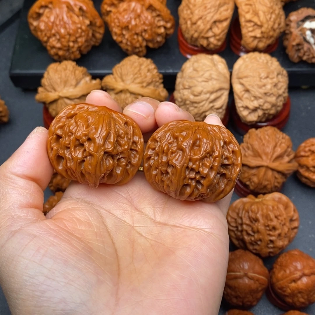 把件文玩核桃40磨盘