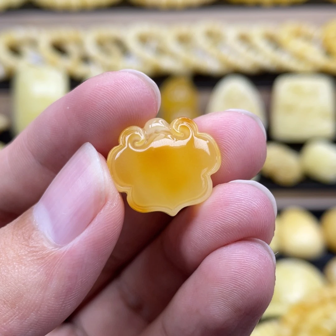 琥珀未镶嵌裸石琥珀蜜蜡