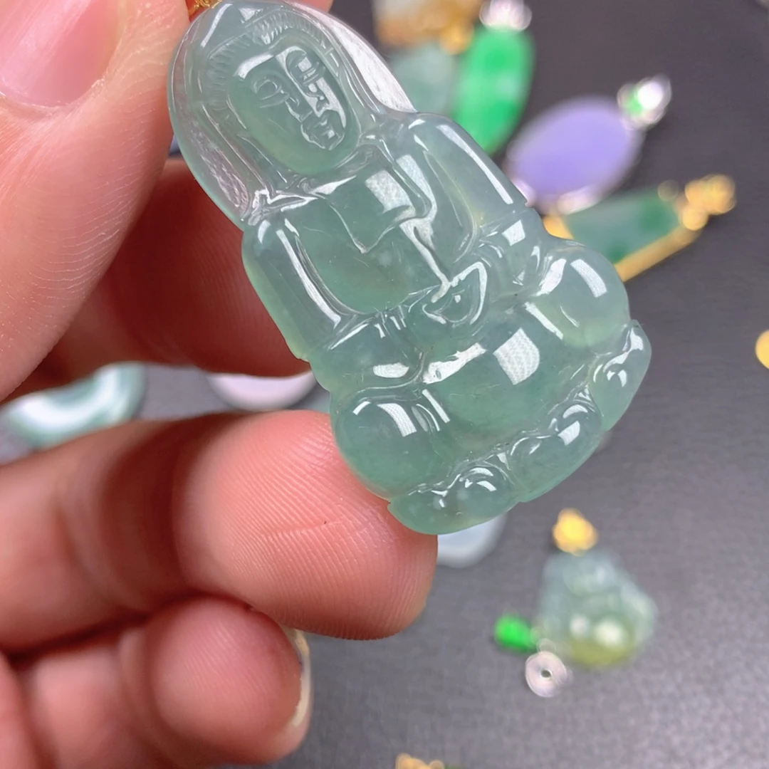 【闪购商品】翡翠18K金镶嵌颈饰翡翠
