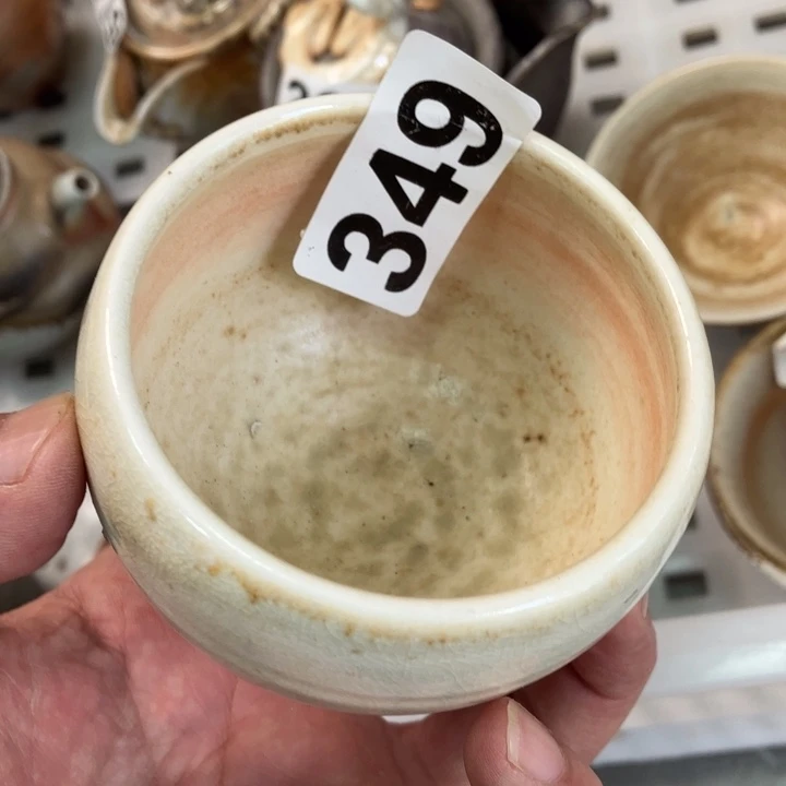 柴烧茶具茶杯大放漏