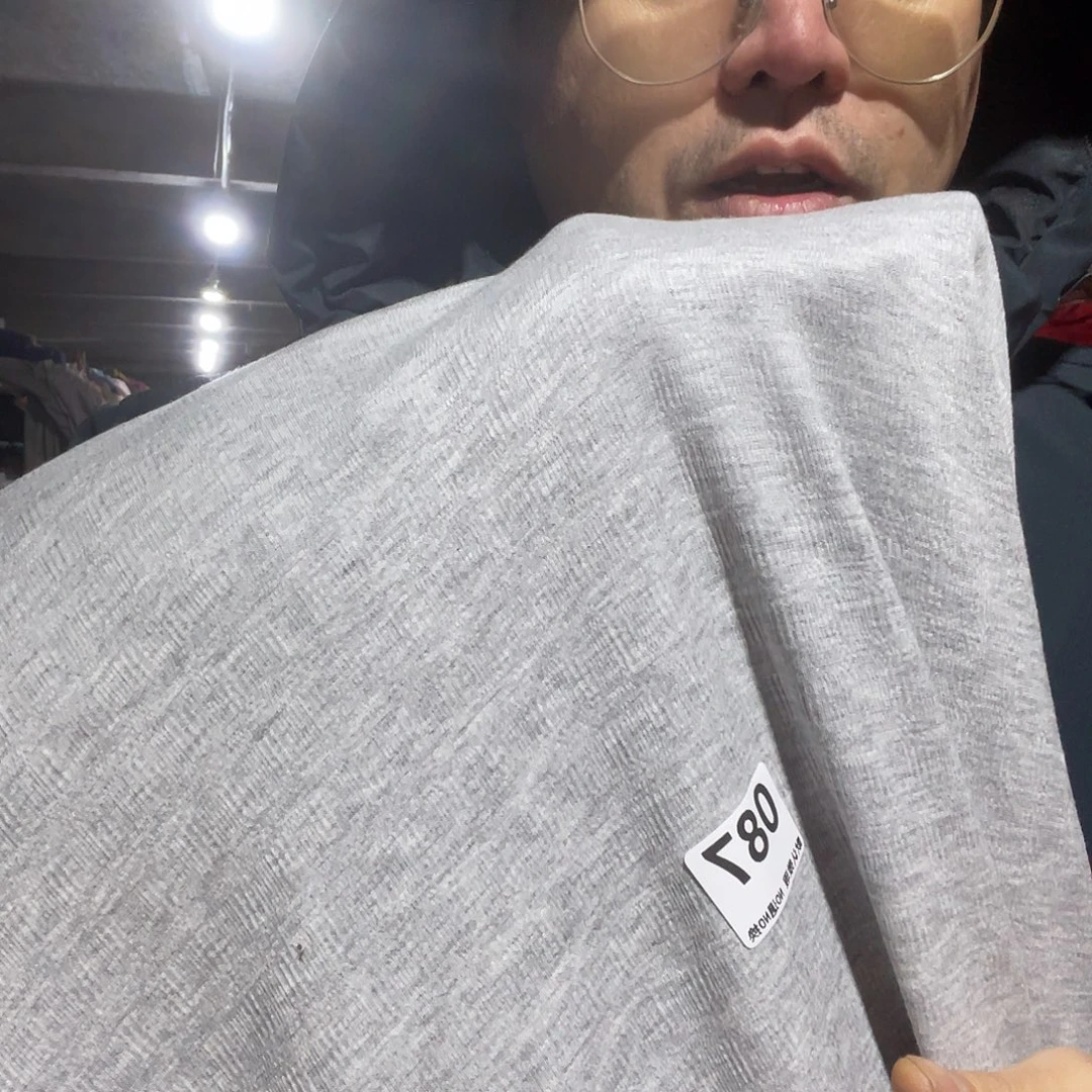 化纤宽1.2米纯棉弹力提花磨毛双面针织舒绒棉2米价087