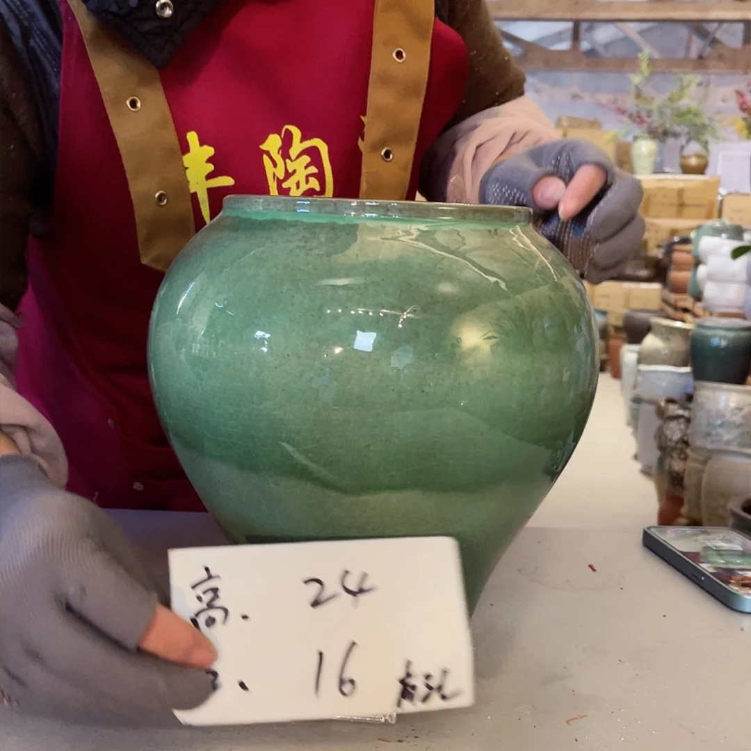 紫砂花盆高度24口径16
