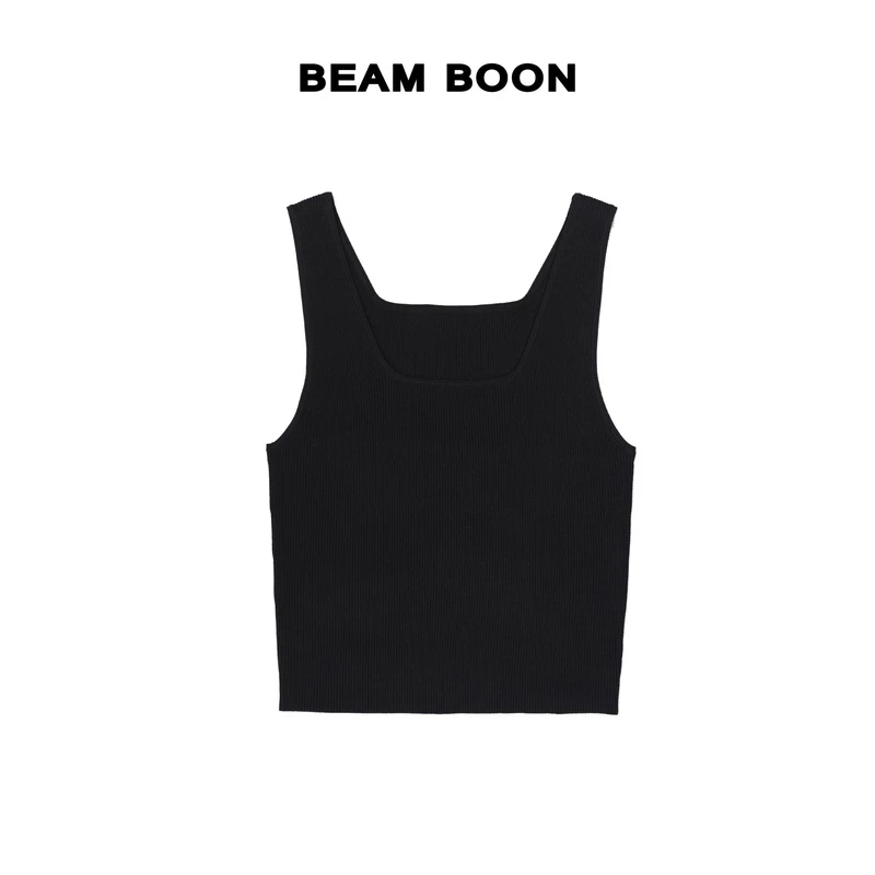 Beam Boon | 【心动嘉宾】进口伊力特曲珠纱弹力显瘦内搭针织背心