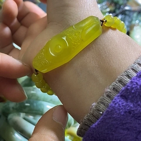 岫玉手绳未镶嵌一个