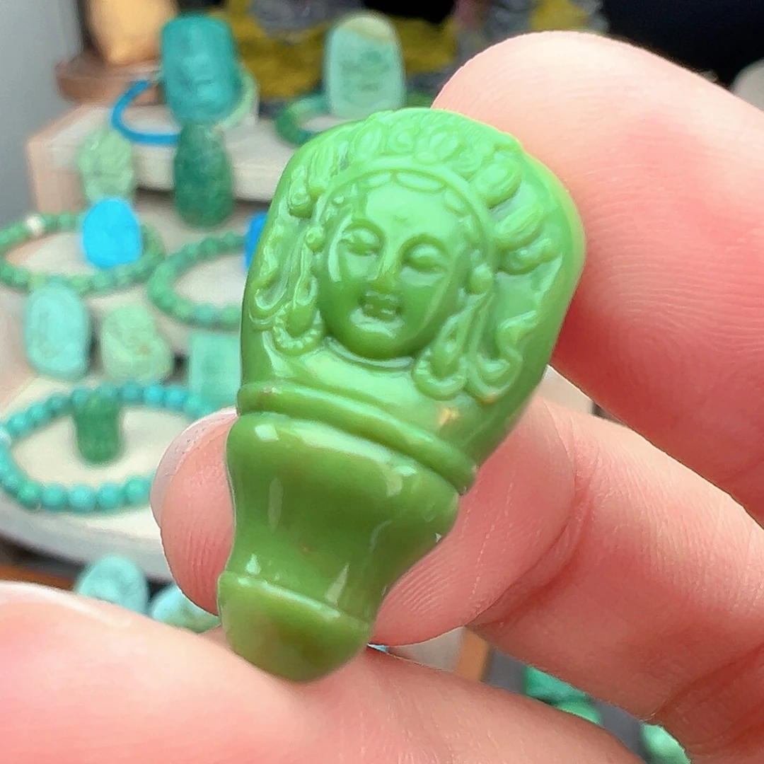 绿松石未镶嵌主播万珍