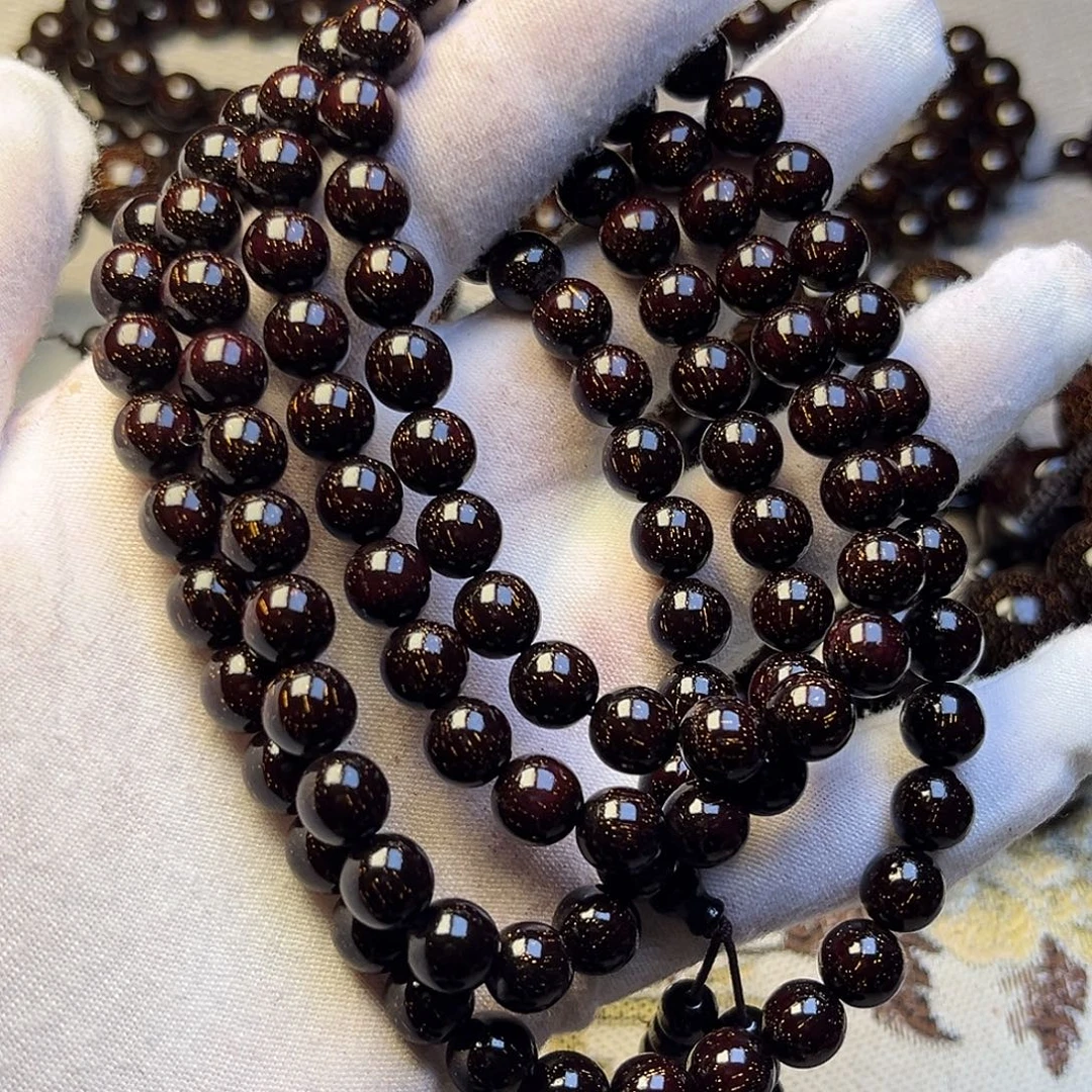 檀香紫檀（小叶紫檀）0.8 108颗满天星