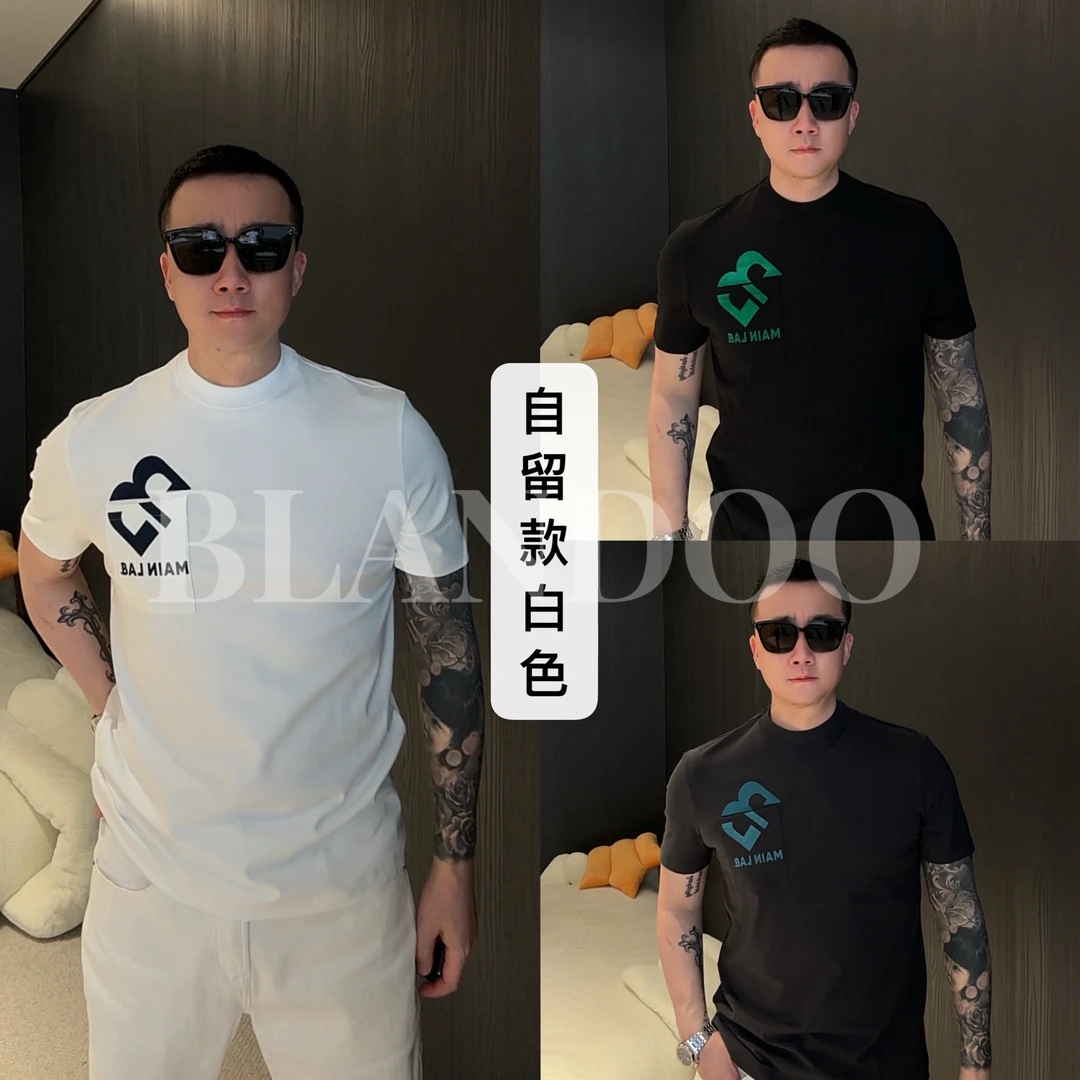 BLANDOO  “羽光棉”  男士百搭创意口袋设计感短袖T恤2BD5B9010