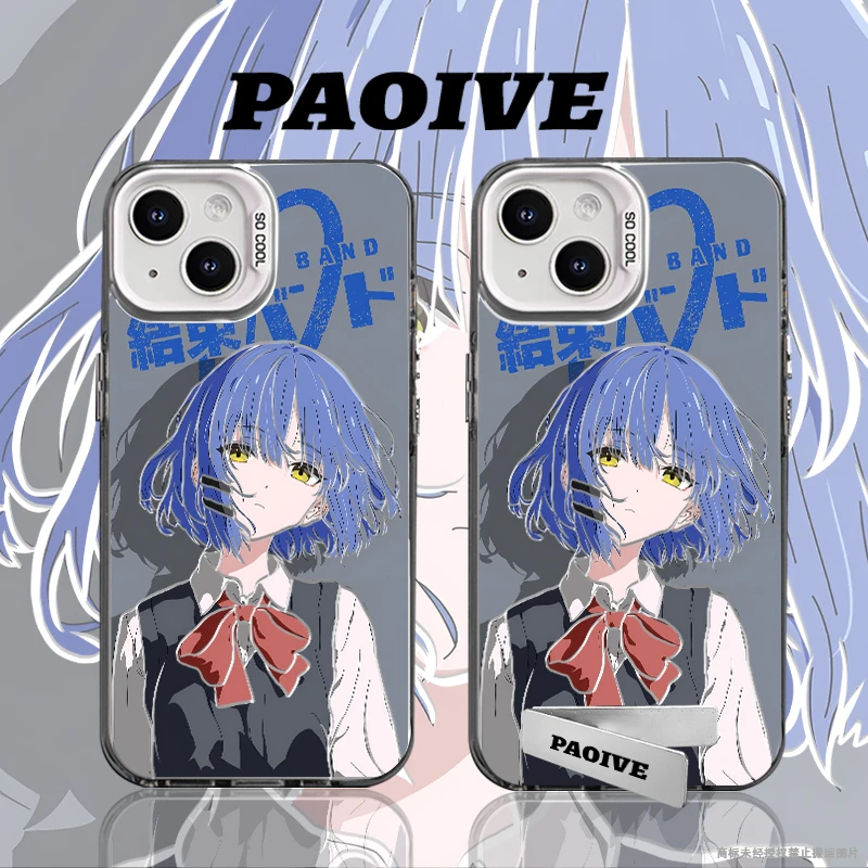 山田凉适用苹果华为vivoiPhone小米三星防摔彩银手机壳