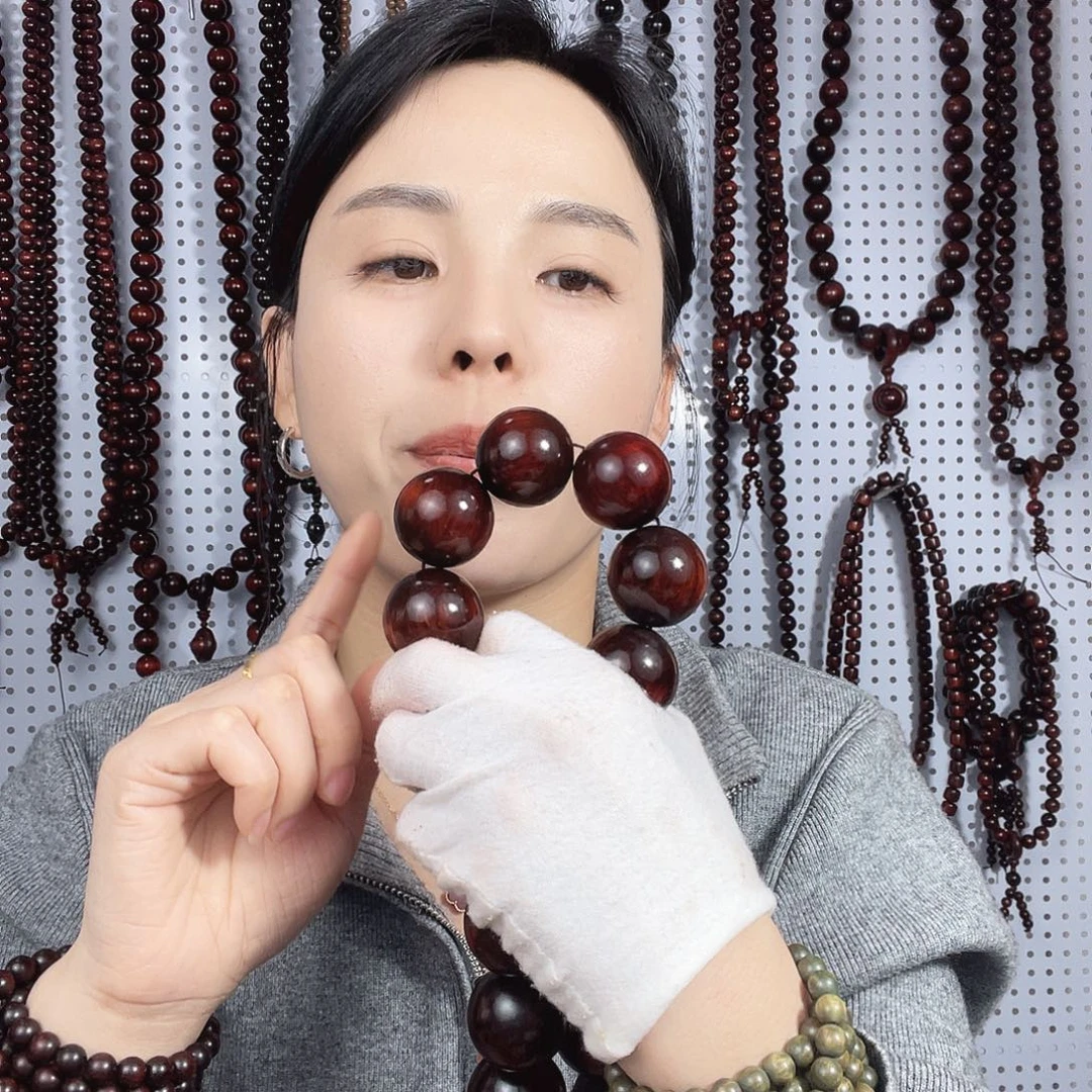 ****࿐紫光檀紫檀木3.0脖挂