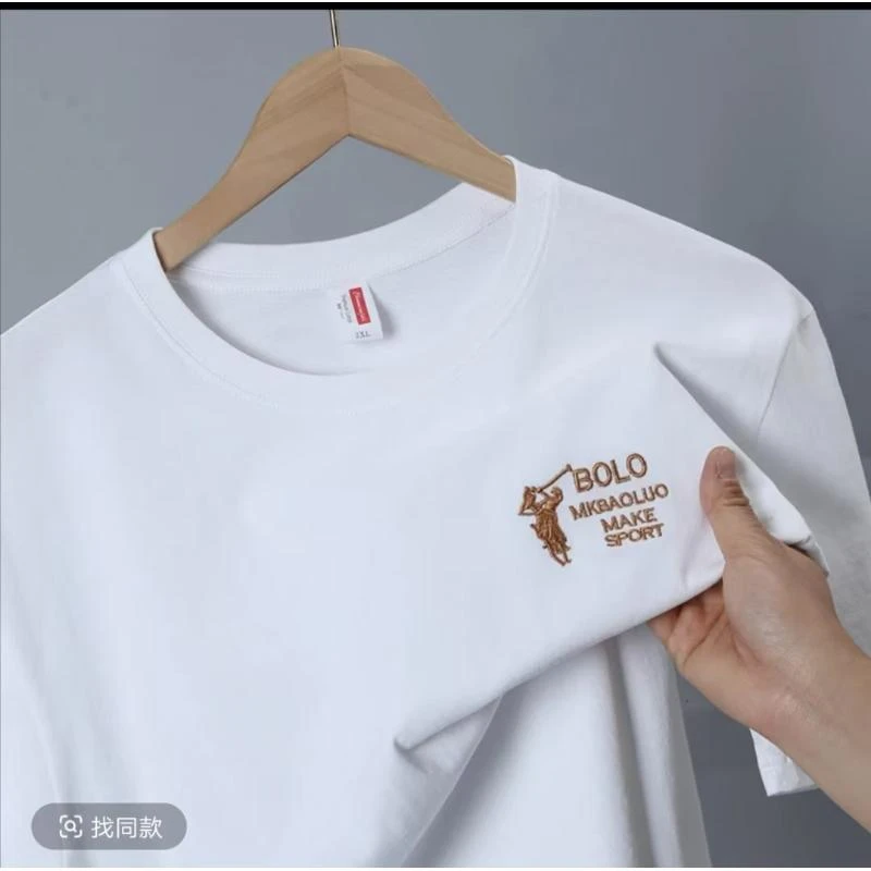 【刺绣版棒球马】夏季短袖男女同款情侣半袖休闲透气圆领潮流薄款短