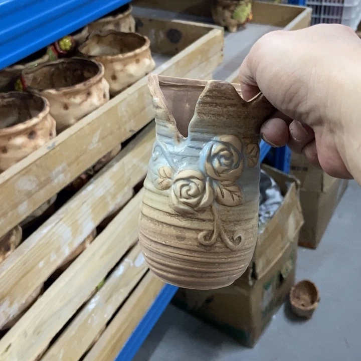 陶瓷花盆单场满9.9发8*12