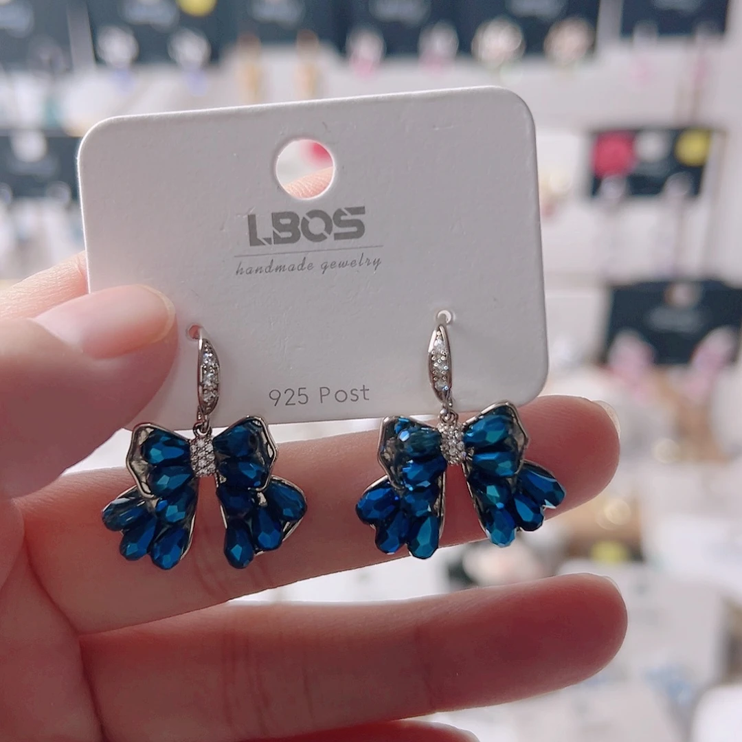 锆石纯铜合金耳环