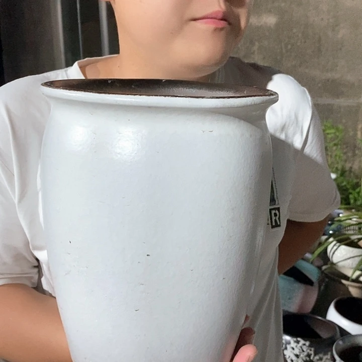 紫砂花盆口20高25福利