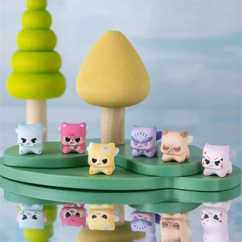 七七【拆盒】pitty萌兽出没萌粒（许愿）系列潮玩盲盒代拆