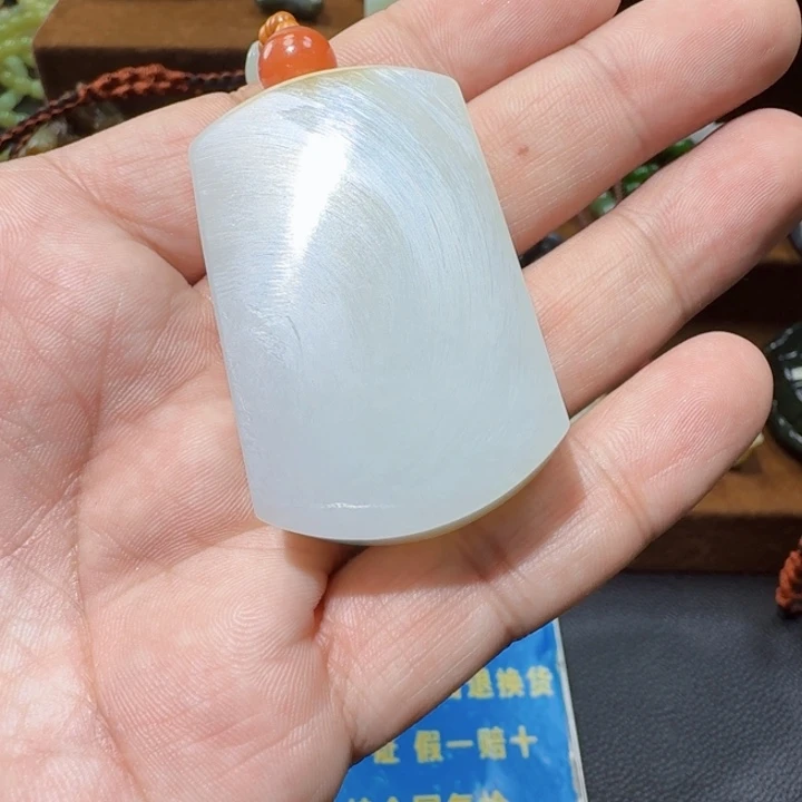 W***g和田玉未镶嵌挂件