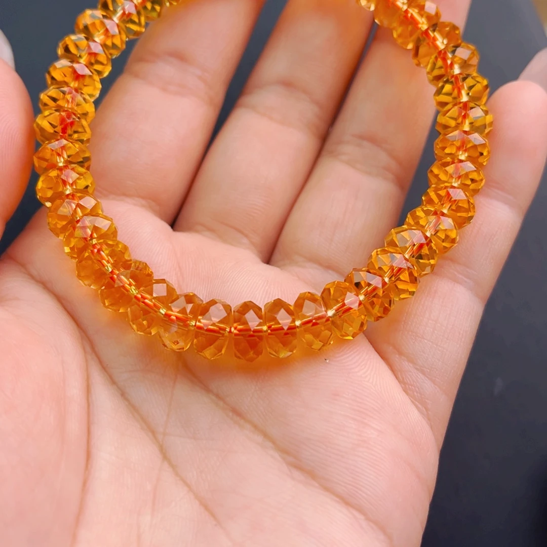 水晶未镶嵌手串天然保真