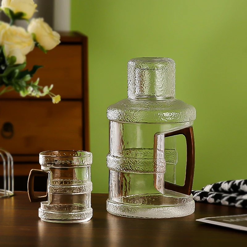 匠川社吨吨壶家用水壶轻奢大容量简约喝水杯耐热冷水壶茶杯创意