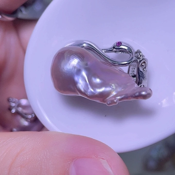 淡水珍珠合金颈饰23