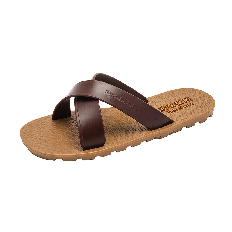 拖鞋男怀旧经典越南橡胶实心底防滑耐磨火云邪神同款沙滩十字拖鞋