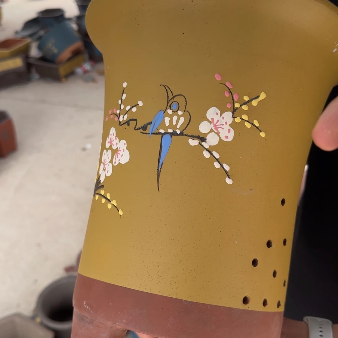 紫砂花盆瑕疵也是一