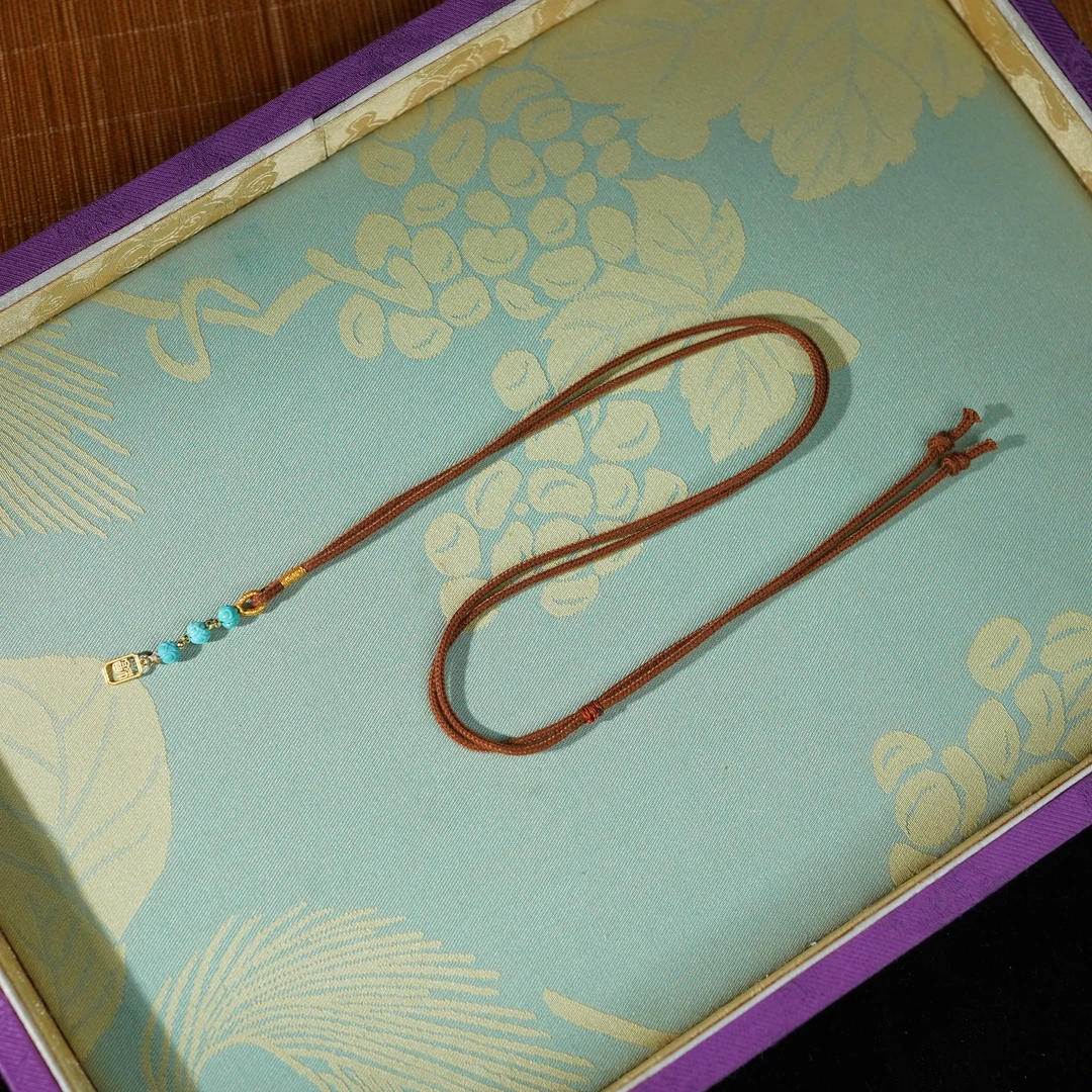 【玖倾】绿松石*18k金镶嵌*多样性发其一