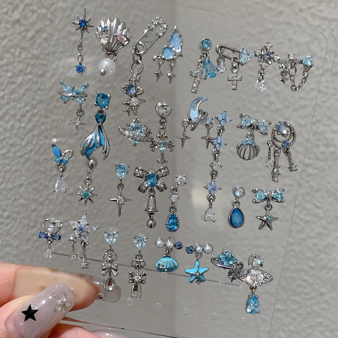 钛钢耳饰 吊坠耳钉！RINGRING商店十字架钛钢耳骨钉螺丝拧扣耳饰