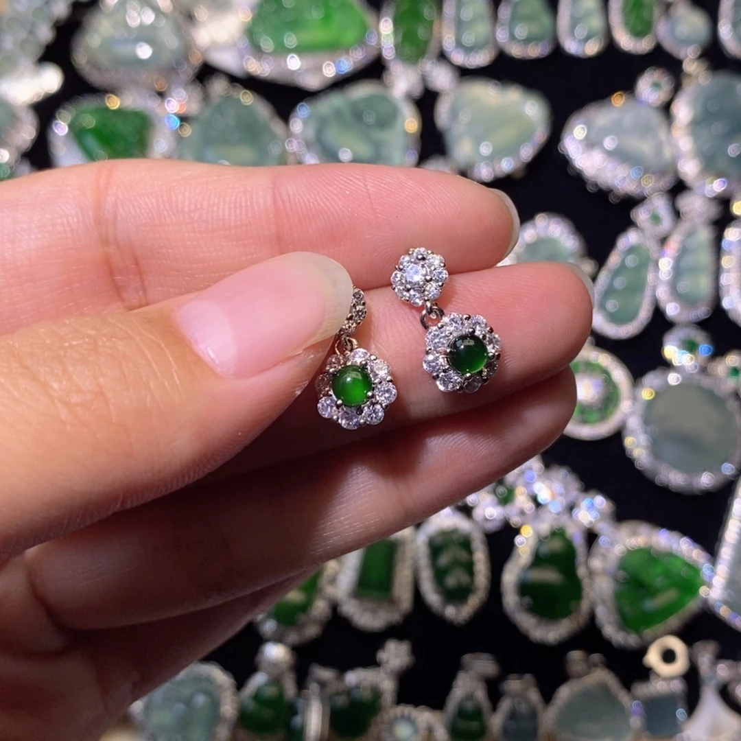 翡翠未镶嵌颈饰天然