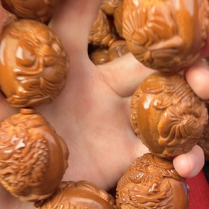 绯***月橄榄核吊坠橄榄核