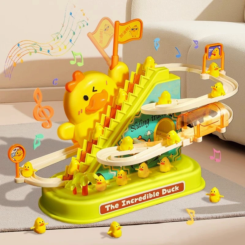婴儿玩具0一1岁抬头练习训练四3到6个月龄幼儿宝宝爬小鸭子上楼梯