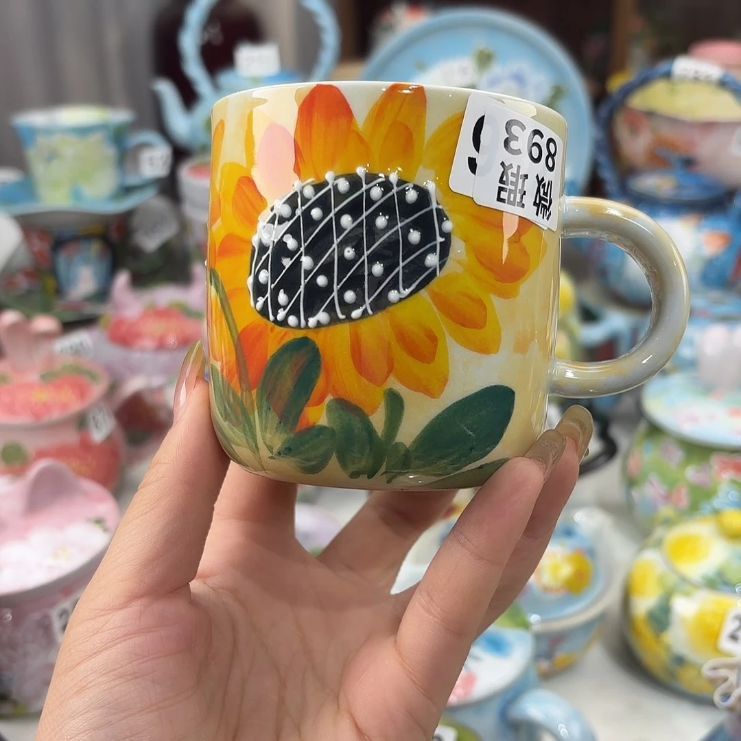景德镇手绘高温釉下彩陶瓷茶具