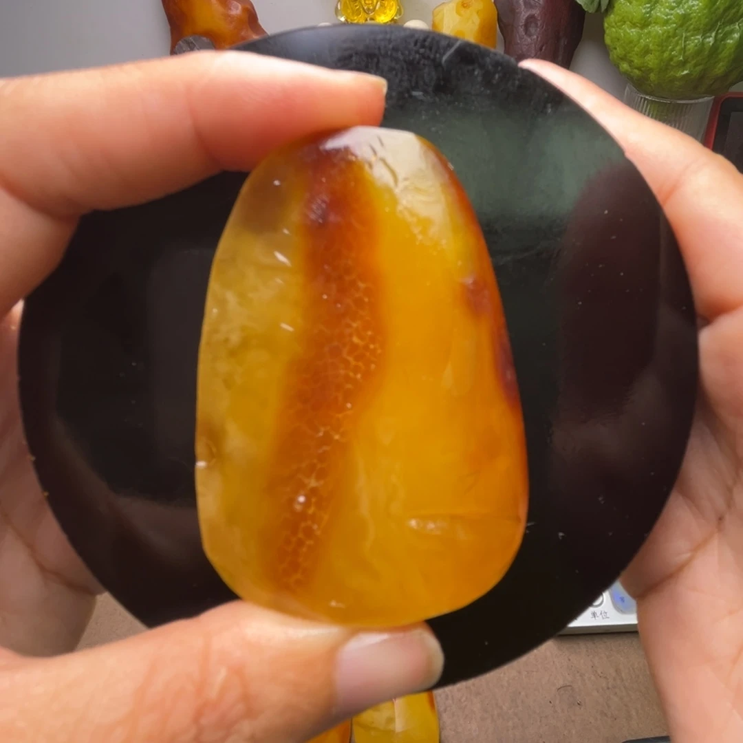 定制琥珀未镶嵌琥珀蜜蜡原石定制有瑕