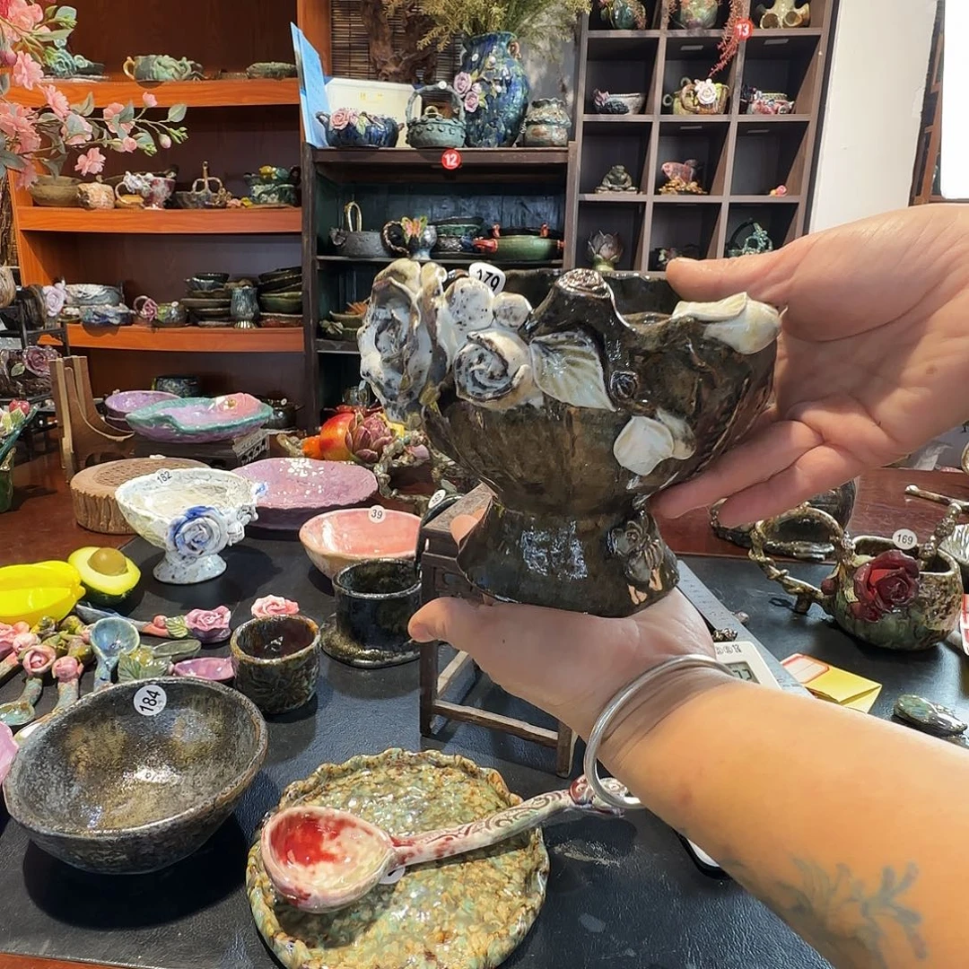 纯手工咖啡杯盘碗